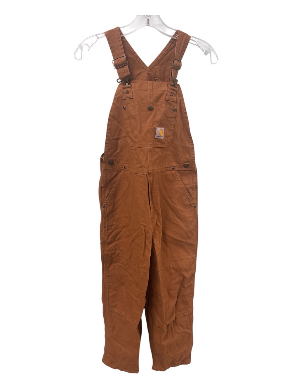 Carhartt Brown Canvas Bib Overalls
